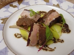 フォアグラの冷製料理